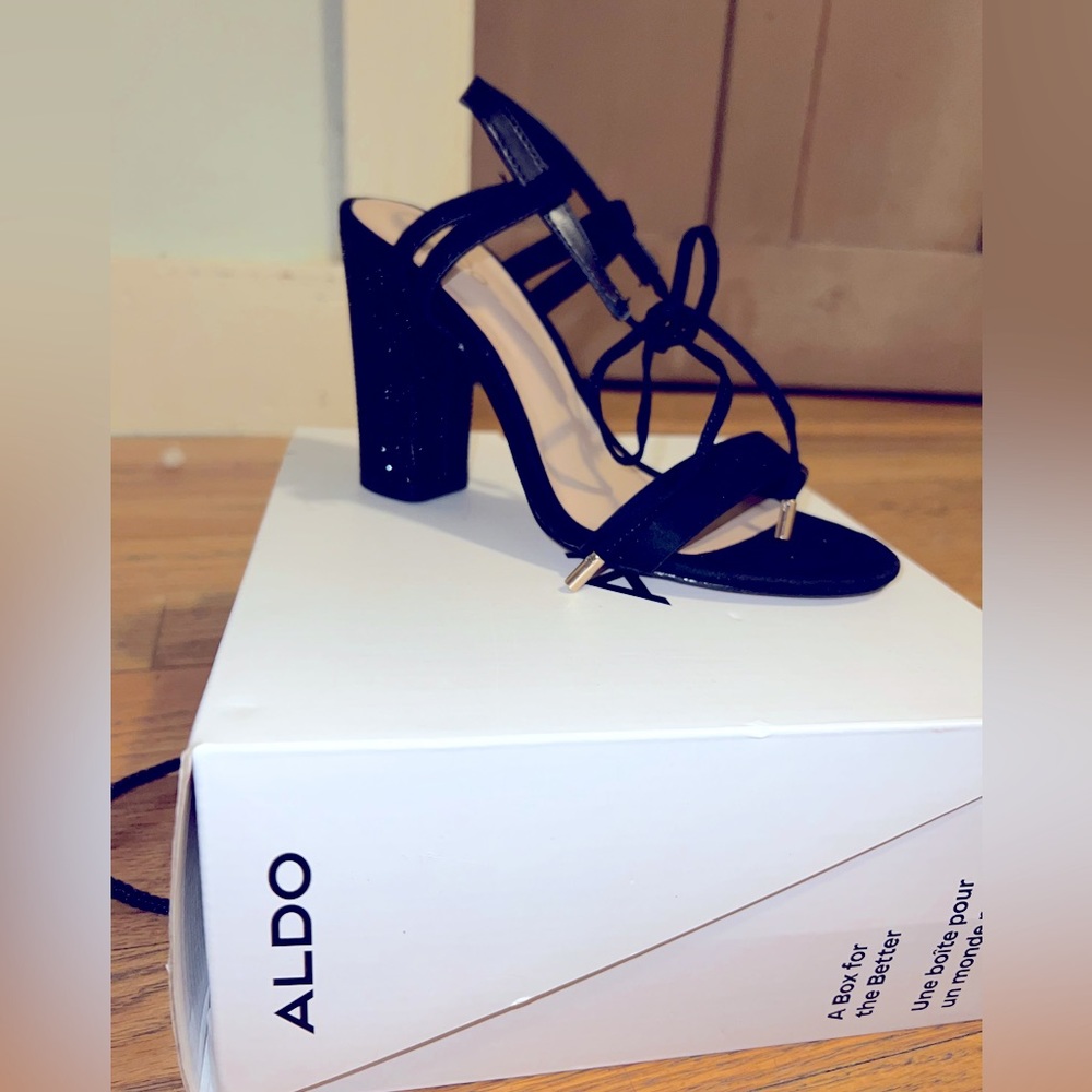 Aldo black heels